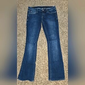 Stretch slim bootxut jeans